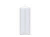 Matte white candle, 15 cm