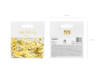 Metalized confetti Gold, number 50, 15g