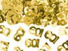 Metalized confetti. Gold, number 60, 15g