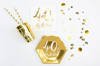 Metallized gold confetti, number 40, 15g