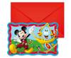 Mickey Mouse invitations Mickey 6 pieces