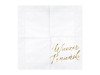 Napkins Bachelorette, white, 33x33cm (1/20 pcs)