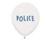 Police latex balloons, 5 pcs, 30 cm