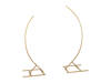 Stand with 2 incomplete arches, 200 cm and 180 cm - set, gold