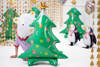 Standing balloon Foil Christmas tree, 78x94cm