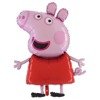 The foil balloon - Pig Peppa 36 cm Grabo on stick