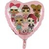 The foil balloon heart LOL Surprise, 46 cm pink Grabo