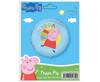 The foil balloon round Peppa Pig, Happy Peppa, 48 cm