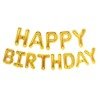 The inscription HAPPY BIRTHDAY Gold - foil balloon birthday Slim