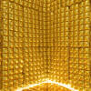 Wall balloon curtain background, gold 60x105cm