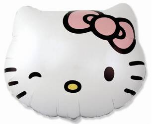 Folienballon Hello Kitty Kopf, 60cm