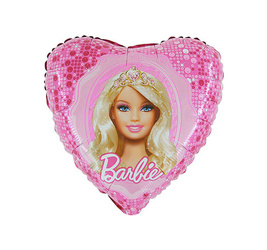 Folienballon Herz Barbie 46 cm