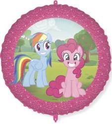 Folienballon - My Little Pony mit einem Gewicht, 46 cm
