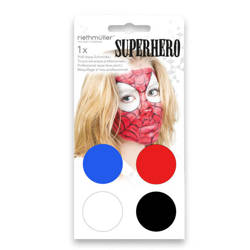 Gesichtsmalereien, Spiderman 4 Farben