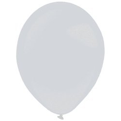 Latexballons Dekorateur Metallic Silver 28cm, 50 Stück