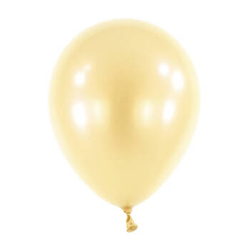 Latexballons, Metallic, Perlfarben Creme, Vanilla, Decorator Pearl Vanilla, 28 cm, 50 Stück