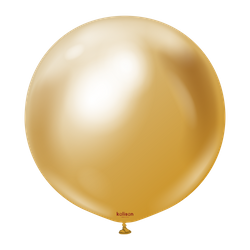 Latexballons Mirror Gold, 90 cm, 2 Stück.