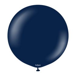 Latexballons Navy, Blau 60 cm, 2 Stück.