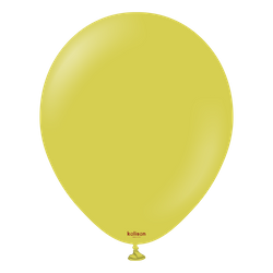 Latexballons Retro Olive, 13 cm, 100 Stück.