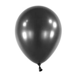 Metalic Latexballons Schwarz, Pearl Jet Black, 28cm, 50 Stück