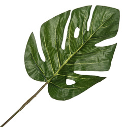 Monstera Künstliches Palmblatt dunkelgrün, 3 Stück