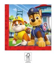 Paw Patrol, Papierservietten, 33 cm, 20 Stk.