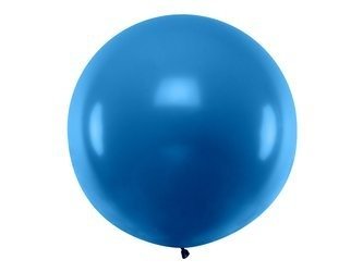 Riesiger Ballon, Pastellblau, Navy Blue, 1m