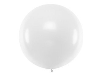 Riesiger Ballon, XXL, weiß, Pastel White, 1m, 1 Stk