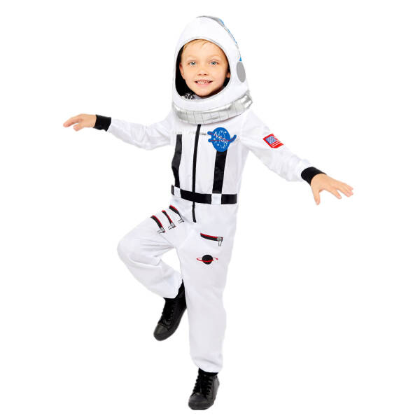 Raumanzug Weißes Kostüm - Alter 6-8 Jahre