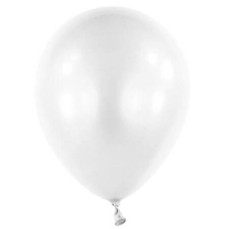 Ballons Latex Decorator Pearl Frosty White 28cm, 50 Stück