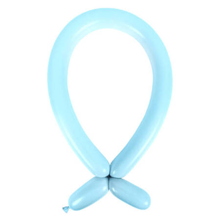 Ballons zum Modellieren von E260, Tube Animator, Pastel Blue 114cm, 100 stücke