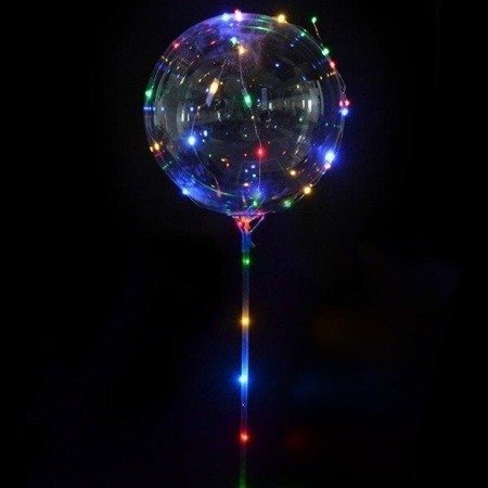 Ballonstäbe, transparent, BOBO-LED-Ballones, 80 cm / 1 Stk.