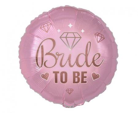 Bride to be Folienballon, Roségold 45 cm