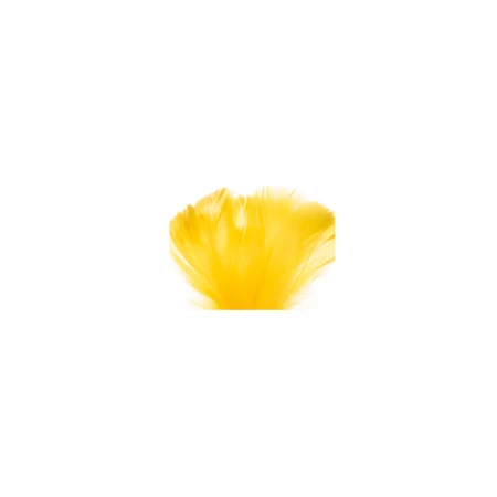 Dekorative Federn - Zitrone, Gelb, 12 g