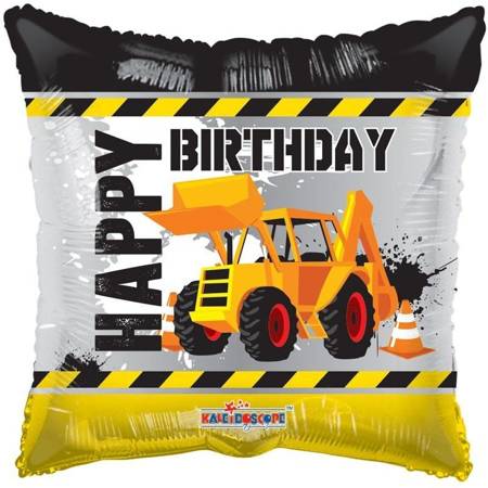 ECO Ballonfolienkissen, Happy Birthday Bagger 46 cm