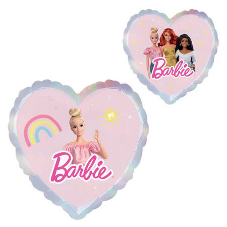 Folienballon - Barbie, Barbie Sweet Life, herz, 43cm