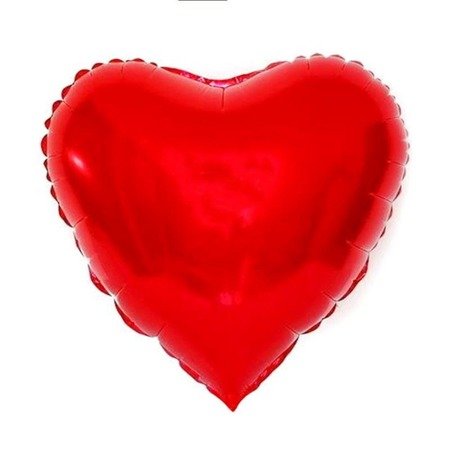 Folienballon - Herz Rot - 46 cm