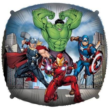 Folienballon Marvel Avengers mit einem Gewicht, 46 cm