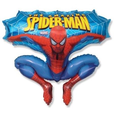 Folienballon - Spiderman, 53 cm Blau