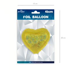 Folienballon, holografisches Gold, 46cm