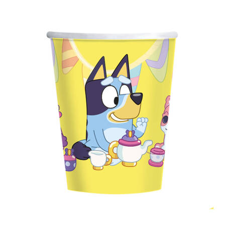 Geburtstagsbecher mit Bluey, 250 ml, 6 Stk.