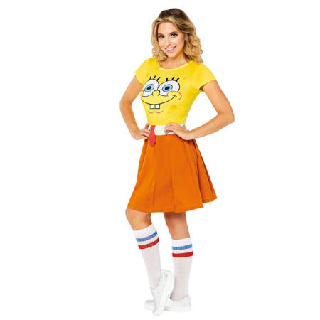 Kleid, Kostüm verkleiden SpongeBob Frauengröße m