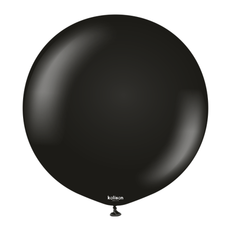 Latexballons Black, Schwarz, 91 cm, 2 Stück.