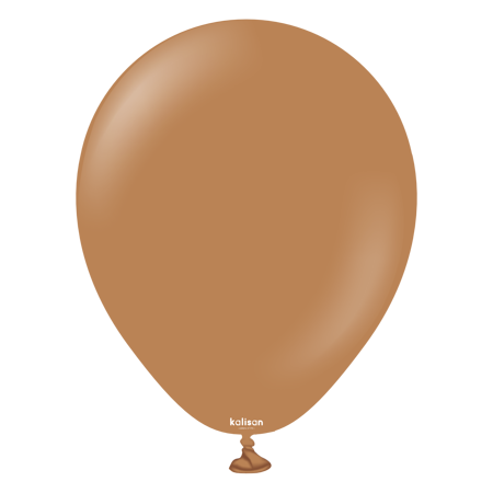 Latexballons Caramel Brown, braun, 45 cm, 25 Stück.