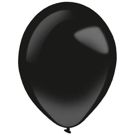 Latexballons Decorator Pastel Fashion schwarz, 12 cm, 100 Stk.