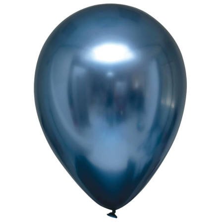 Latexballons Dekorateur Satin Luxe Chrom Azur, 12cm, 100 Stück