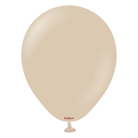 Latexballons Hazelnut, Beige 45 cm, 25 Stück.