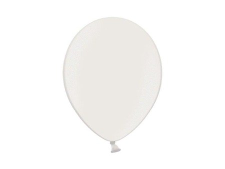 Latexballons, Metallic Pure White12cm, 100 Stk.