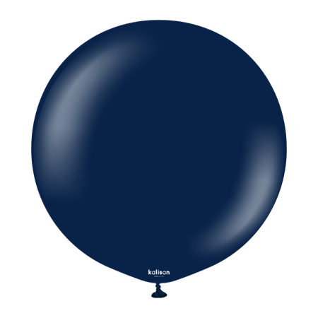 Latexballons Navy, Blau 60 cm, 2 Stück.