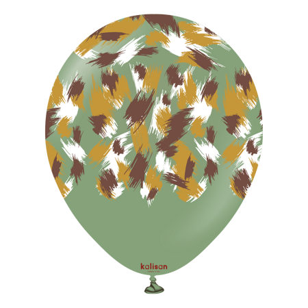 Latexballons Safari Savanna, 30 cm, 25 Stück.